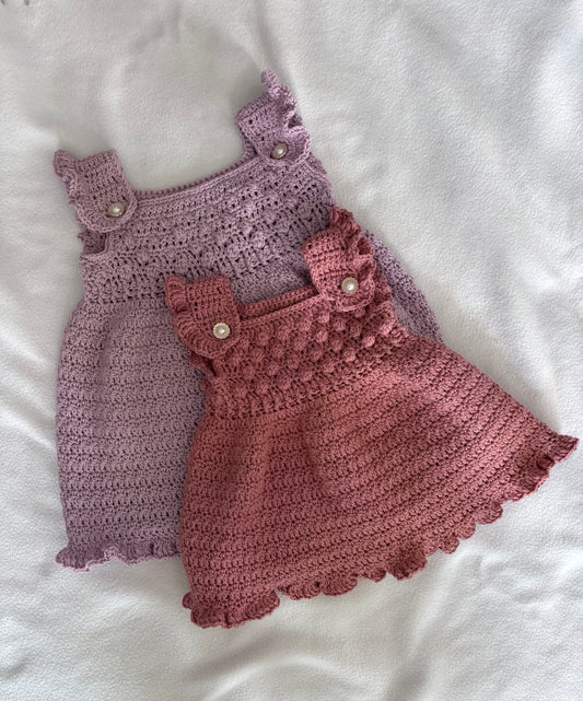 Handmade Crochet Baby Dress