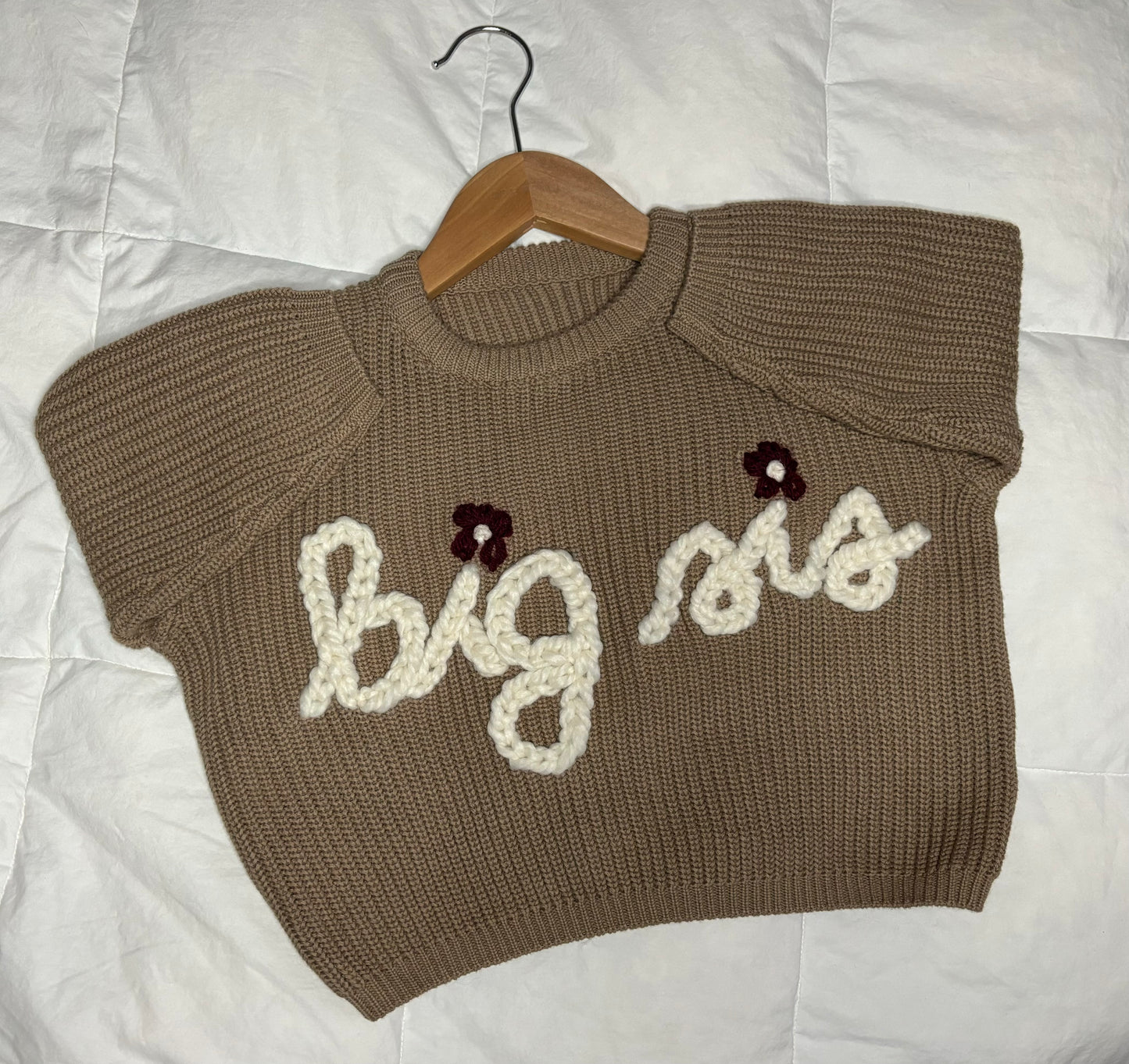 “Big Sis” Custom Embroidery (12-18m)